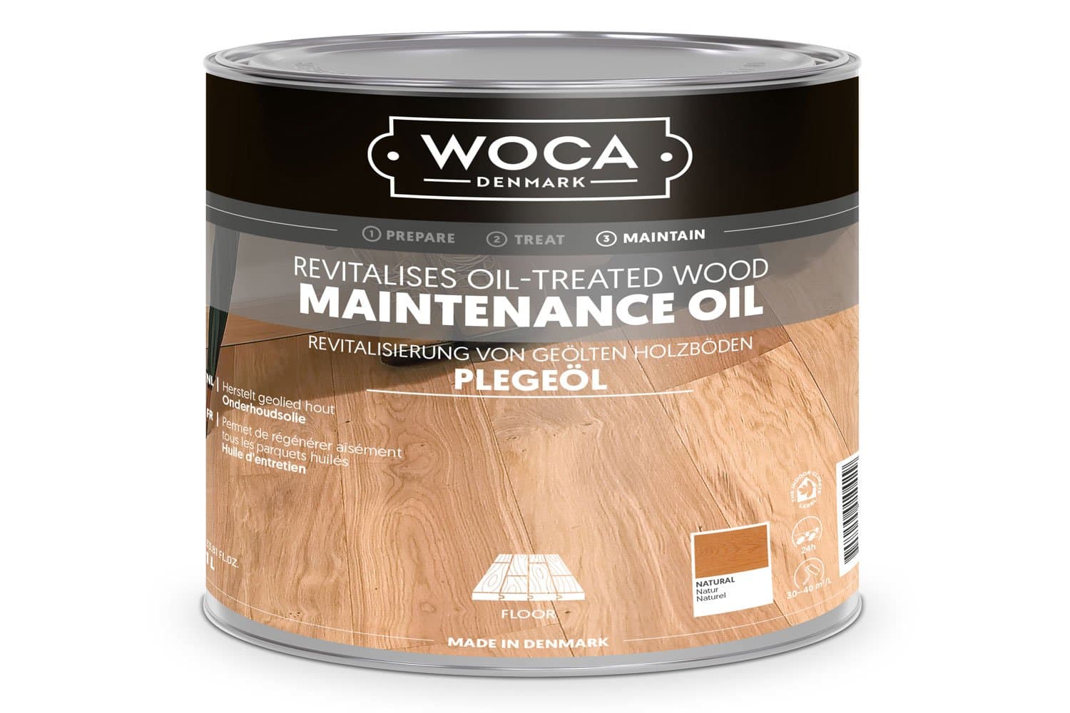 WOCA Maintenance Oil, Natural, 1L