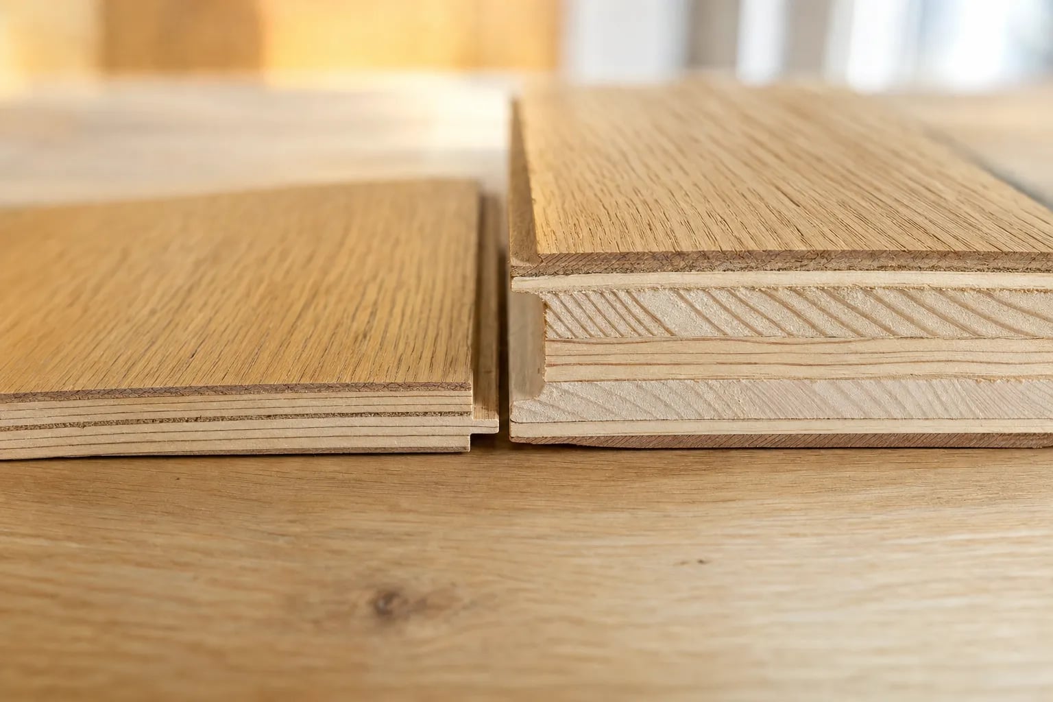 Two-layer or three-layer engineered oak: which should you choose?