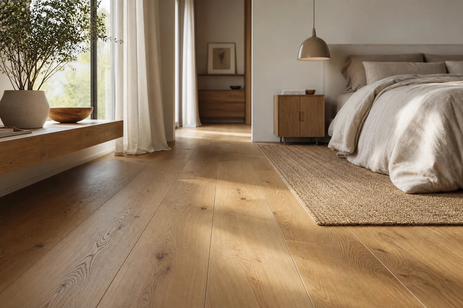 Parquet in the bedroom: a warm, healthy floor to rest on