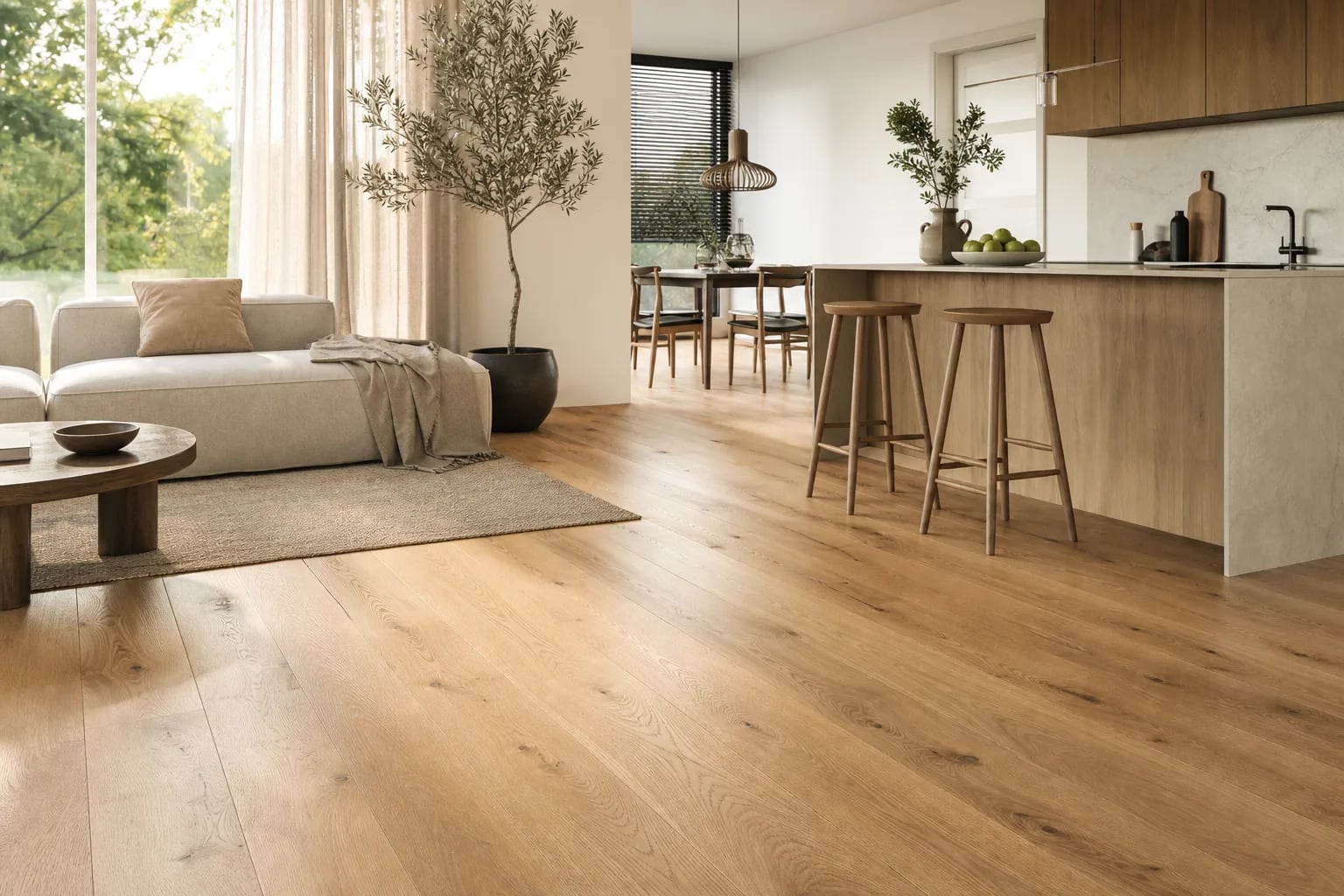 Parquet in the kitchen: does it actually work?