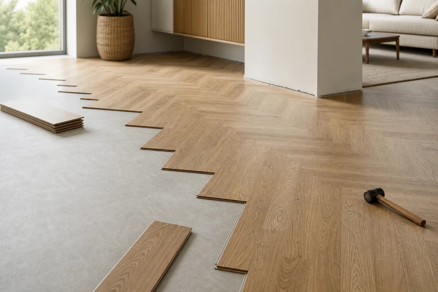 How to install vinyl flooring: lay it yourself in a day