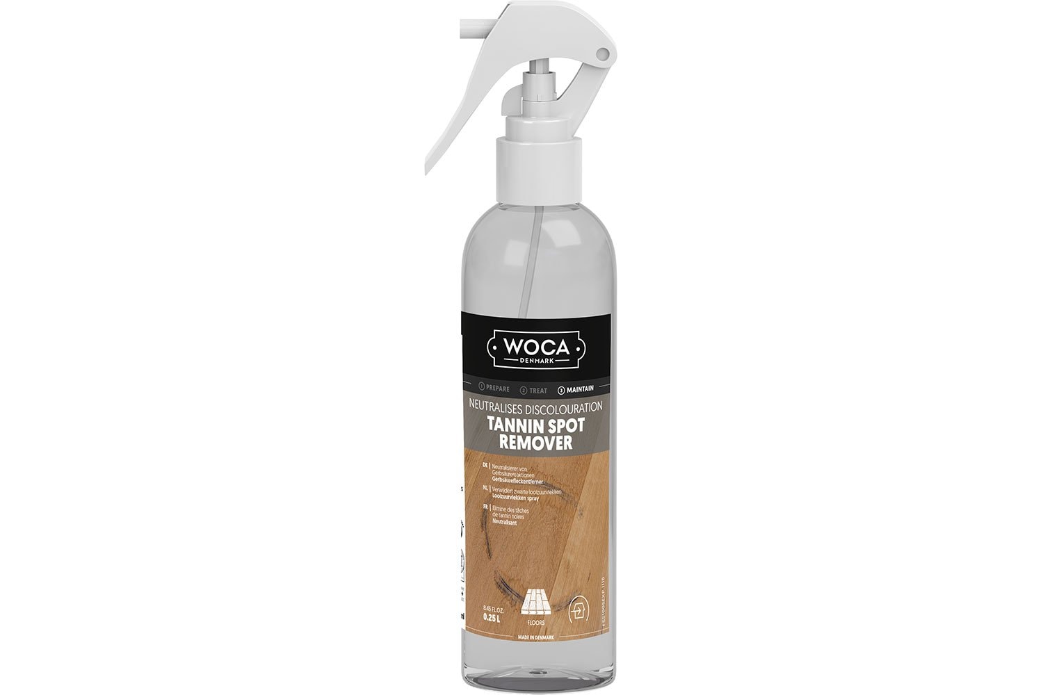 WOCA Gerbstoff-Fleckenentferner Spray, farblos, 0,25 L