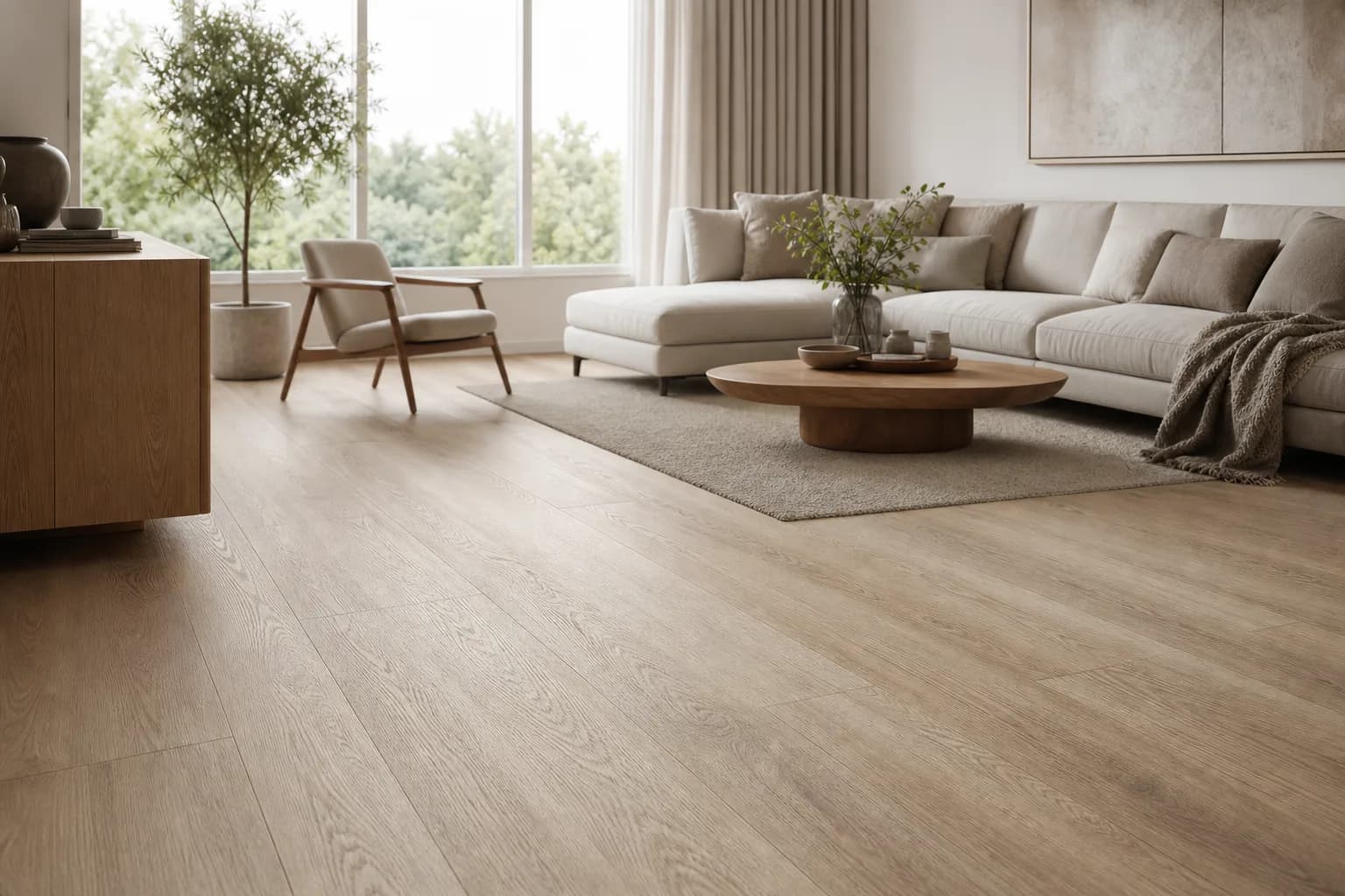 Vinyl flooring — an SPC example