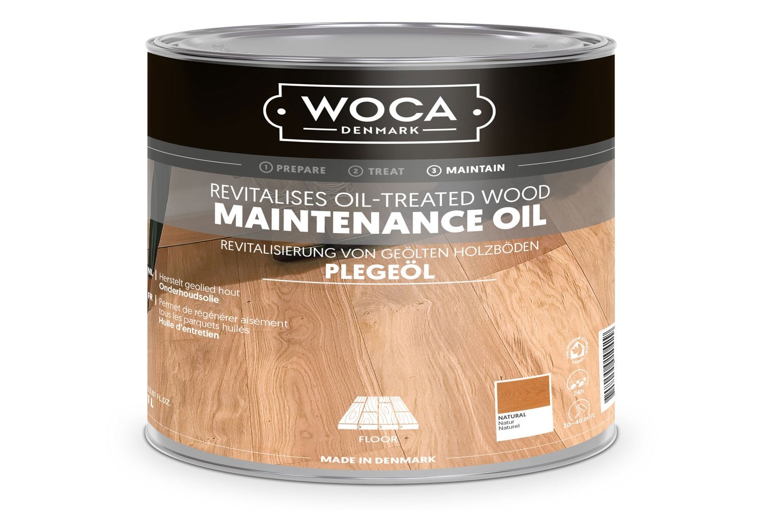 WOCA Maintenance Oil, Natural, 1L