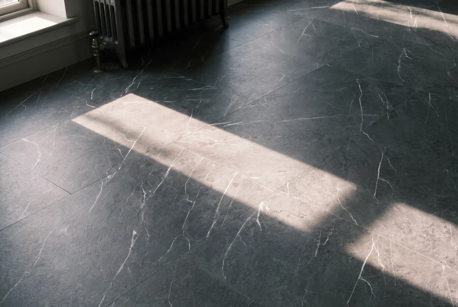 SPC Marmorica (dark grey) in an interior
